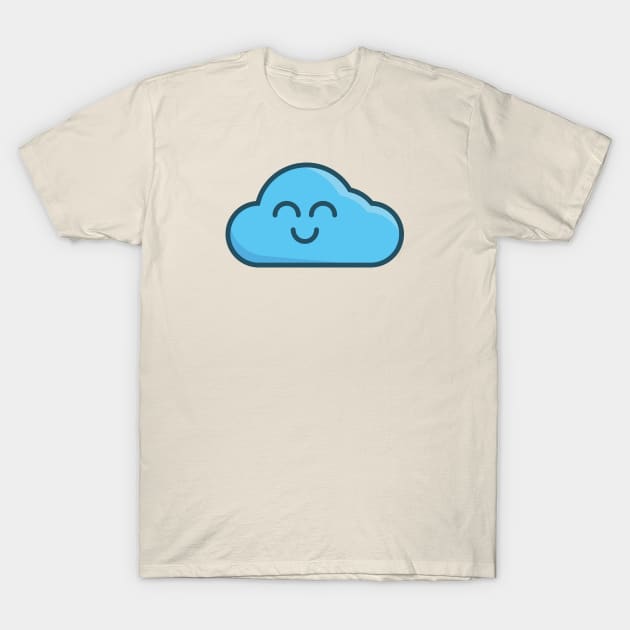 Happy Cloud T-Shirt by StimpyStuff